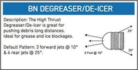 Button Nose Nozzle 1/8", 1/4", 3/8", 1/2" - Hydro-Max Jetter