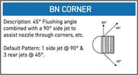 Button Nose Nozzle 1/8", 1/4", 3/8", 1/2" - Hydro-Max Jetter