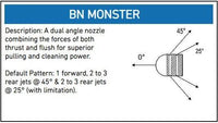 Button Nose Nozzle 1/8", 1/4", 3/8", 1/2" - Hydro-Max Jetter