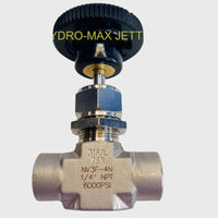Bypass Handle and/or Valve 6k-PSI Maximum Pressure - Hydro-Max Jetter