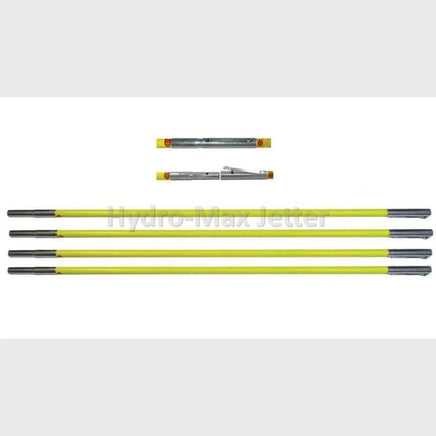 Foam filled fiberglass Poles W/Quickclip Ends - Hydro-Max Jetter