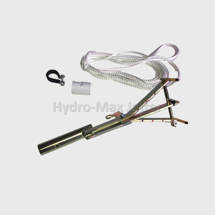 MAX-CLAW Extendable Pole w/3 Prongs - Hydro-Max Jetter