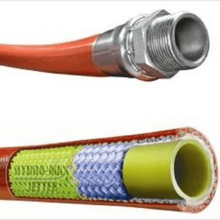 PIRANHA® 2500 PSI Orange SPOR Series 5/8", 3/4", 1", 1 1/4", 1 1/2" - Hydro-Max Jetter