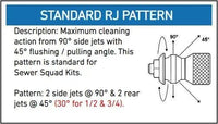 Rotary Jet Nozzles 1/8", 1/4", 3/8", 1/2", 3/4" - Hydro-Max Jetter