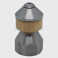 Rotating Sewer Nozzle @ 4000 PSI 1/8", 1/4", 3/8" - Hydro-Max Jetter