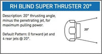 Round Hex Nose Nozzle 1/8", 1/4", 3/8", 1/2" - Hydro-Max Jetter