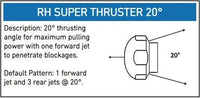 Round Hex Nose Nozzle 1/8", 1/4", 3/8", 1/2" - Hydro-Max Jetter