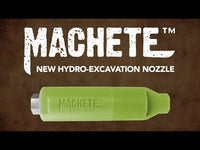 Machete™ Linear Oscillating Hydro-Excavation Nozzle #6, #8, #10