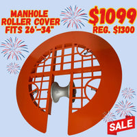 Aluminum Safety Manhole Cover Fits 26”-34” Opening
