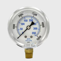 Pressure Gauge 5k-PSI & 10k-PSI Panel Mount or 5k-PSI Bottom Mount