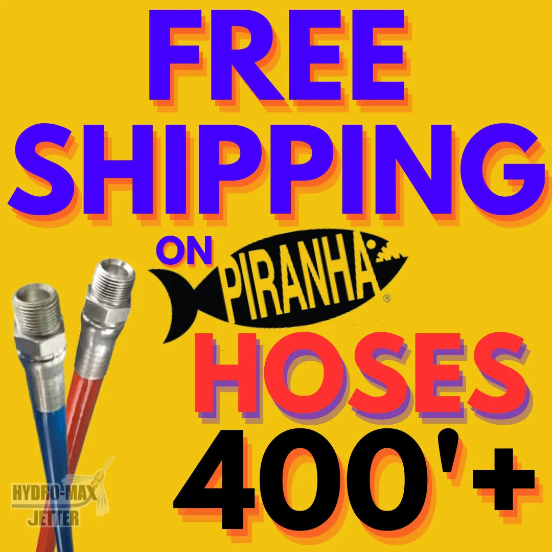 PIRANHA® 4000 PSI Black LHBK Series 1/2"