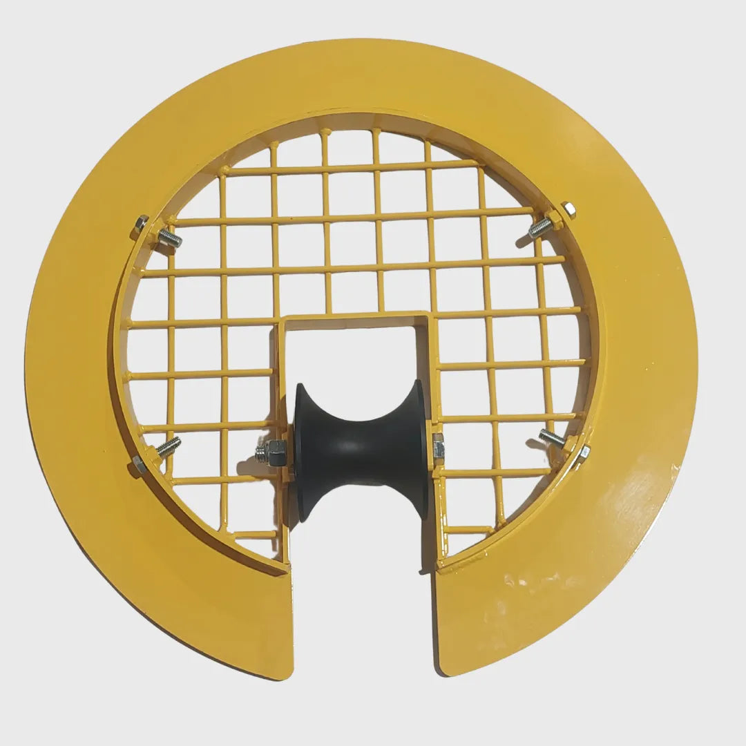 Safety Manhole Roller Cover Fits 20"-26" Opening