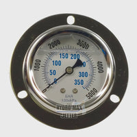 Pressure Gauge 5k-PSI & 10k-PSI Panel Mount or 5k-PSI Bottom Mount