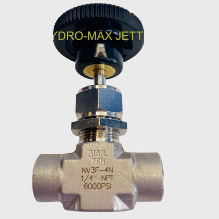 Bypass Handle and/or Valve 6k-PSI Maximum Pressure - Hydro-Max Jetter