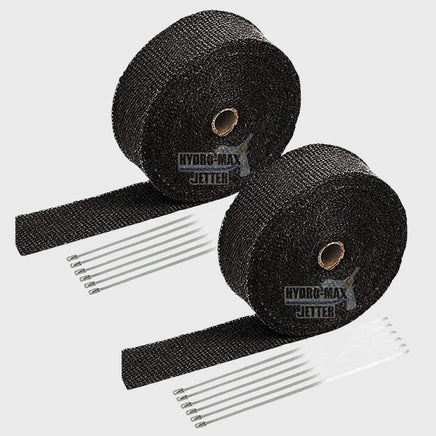 Heat Shield Tape with Stainless-Steel Locking Ties - Hydro-Max Jetter