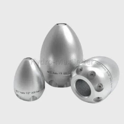 Isonzo Grenade Cleaning Nozzle 3/8", 1/2", 3/4", 1" - Hydro-Max Jetter