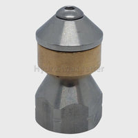 Rotating Sewer Nozzle @ 4000 PSI 1/8", 1/4", 3/8" - Hydro-Max Jetter