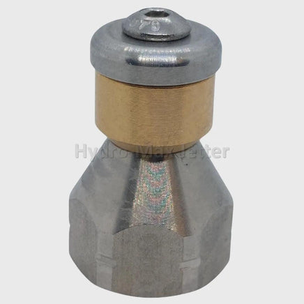 Rotating Sewer Nozzle @ 4000 PSI 1/8", 1/4", 3/8" - Hydro-Max Jetter