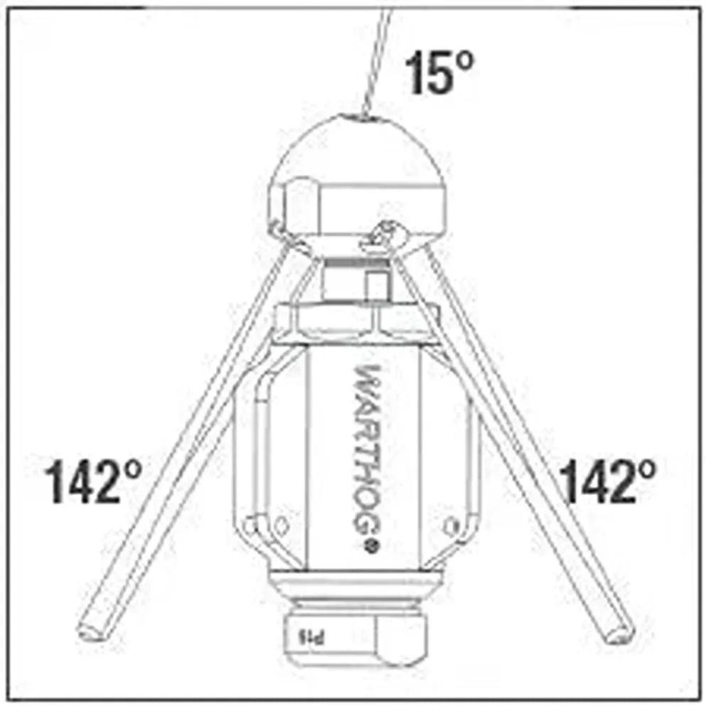 Warthog WG-1" Nozzle - Hydro-Max Jetter